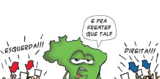 ESQUERDA, DIREITA, VOLVER!